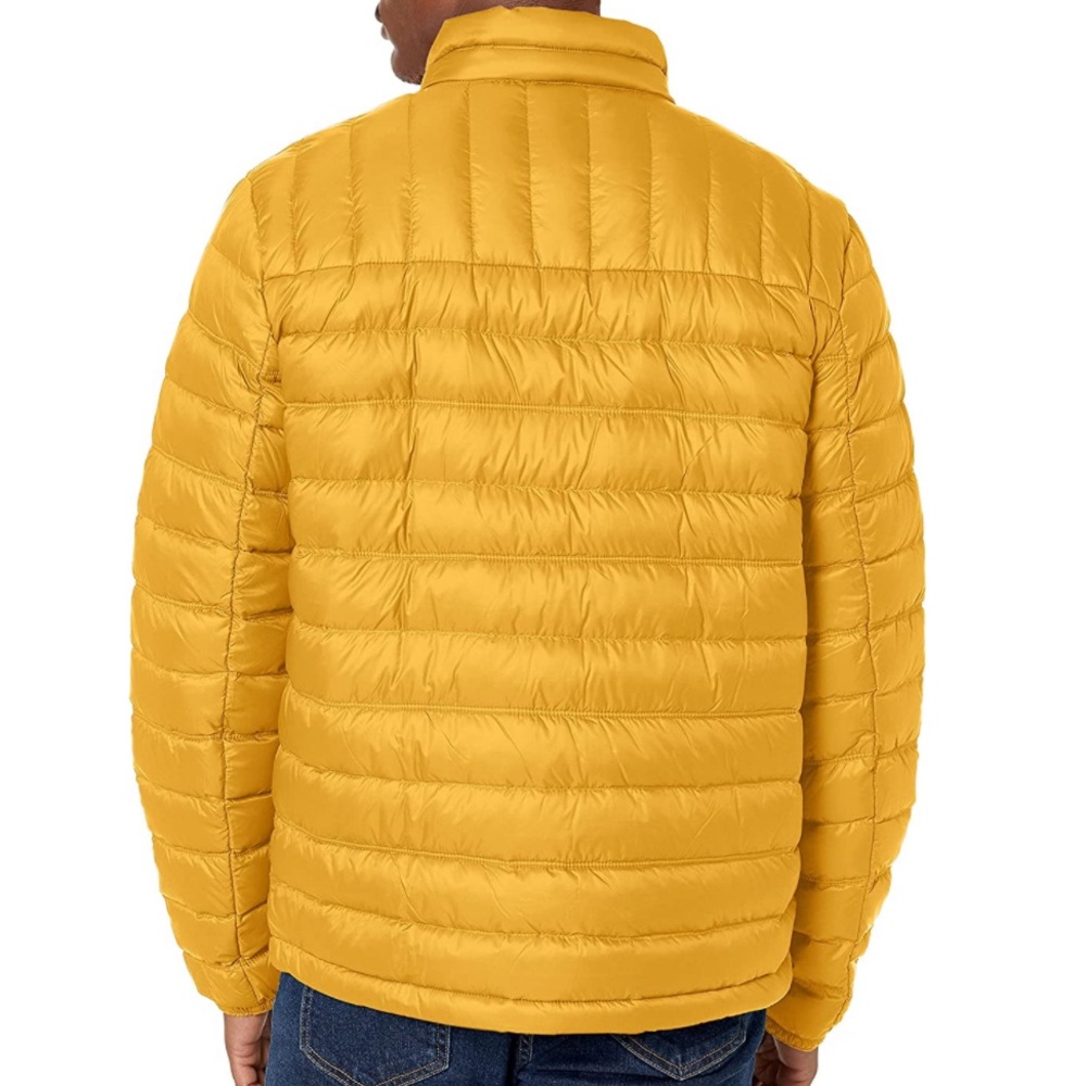 Tommy Hilfiger Quilted Yellow Windbreaker - Picture 5 of 6